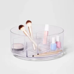 Bathroom Plastic Spinning Turntable Beauty Organizer Clear - Brightroom™ -Brightroom Deals Store GUEST 0b62140e f0fc 446c 96e1 4a703b797bef