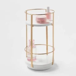 10" X 5.7" Round Metal Countertop Turntable Brass - Brightroom™ -Brightroom Deals Store GUEST 0f7b8890 6df4 4606 9fa9 246d6098805b