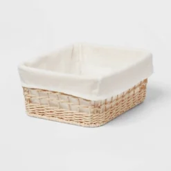 Tapered Woven Basket With Liner - Brightroom™ -Brightroom Deals Store GUEST 0fb1f4e5 0222 49b3 bf2a 53282a25b189