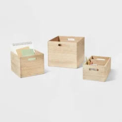 Small Decorative Light Wood Crate Natural - Brightroom™ -Brightroom Deals Store GUEST 1433e760 ccd4 4d74 8b8b fdcc848f7469 2