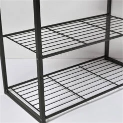 3 Tier Shoe Rack Black Metal With Natural Wood - Brightroom™ -Brightroom Deals Store GUEST 240132f8 8257 4467 82bd 34848919c42b