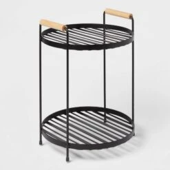 Round Vanity Organizer With Wood Handles - Brightroom™ -Brightroom Deals Store GUEST 29595118 98ba 4b78 8812 6ac78477e421