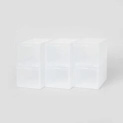 Small Stackable Bins Front Opening Clear Plastic - Brightroom™ -Brightroom Deals Store GUEST 3c949385 7473 4475 8c8a 9fa49d23bd71
