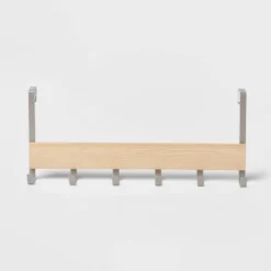 Large Over The Door Hook With Wood 6 Hooks - Brightroom™ 7 Large Over The Door Hook With Wood 6 Hooks - Brightroom™ -Brightroom Deals Store GUEST 427b723e 2d59 4066 b9a9 dd53d42e3056