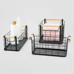 Wire Natural Wood Handles Milk Crate - Brightroom™ -Brightroom Deals Store GUEST 4a155be8 99e8 4d0e bd95 eeeb004429f9