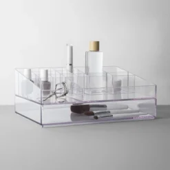 Bathroom Plastic Extra Large Cosmetic Organizer Clear - Brightroom™ -Brightroom Deals Store GUEST 7699a630 77d0 4c15 991b 3a57e72f815a