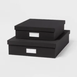 Canvas Desk Storage Box Set Of 2 - Brightroom™ -Brightroom Deals Store GUEST 865b7d07 3a75 494b 99e8 39d25c3e9964