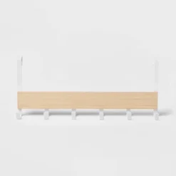 Large Over The Door Hook With Wood 6 Hooks - Brightroom™ 9 Large Over The Door Hook With Wood 6 Hooks - Brightroom™ -Brightroom Deals Store GUEST 99ff13ee f6df 4e2f 94c3 9735feeec267