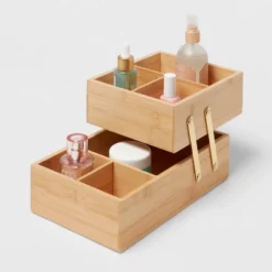 10" X 6" X 5" Hinged Bamboo Countertop Organizer - Brightroom™ -Brightroom Deals Store GUEST 9a00d1bf af05 4d94 820a 9a23cfe2b211