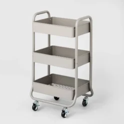 3 Tier Metal Utility Cart - Brightroom™ -Brightroom Deals Store GUEST b751237f 152d 4bb9 85de 6c42ef255a3f