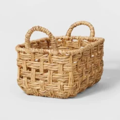 Rectangular Twisted Open Checkered Weave Basket - Brightroom™ -Brightroom Deals Store GUEST ba61f796 9806 4ff8 aafe 74316e76c14d