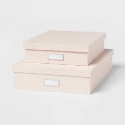 Canvas Desk Storage Box Set Of 2 - Brightroom™ -Brightroom Deals Store GUEST bb30d296 8cf4 469e ae91 77a1c9edf87d