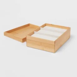 9" X 12" Stackable Bamboo Accessory Tray - Brightroom™ -Brightroom Deals Store GUEST dbfe0d6f 1c5b 4ccd a8a9 a879eda1c6a5