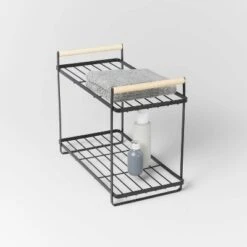 Wood Handle Tiered Vanity Organizer Black - Brightroom™ 5 Wood Handle Tiered Vanity Organizer Black - Brightroom™ -Brightroom Deals Store GUEST ef9f504c 19ce 47b2 a3eb d9c7c36c8651