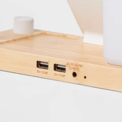 Desk Lamp With Wireless Charging And Storage Compartment (Includes LED Light Bulb) - Brightroom™ -Brightroom Deals Store GUEST f6295c79 afb9 4206 9400 baa48ad6c2c3